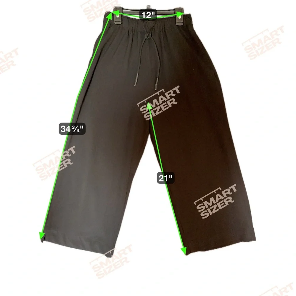 NWT Kozan Amma Pant Wide Leg Black Pants Size 0 XXS Boutique